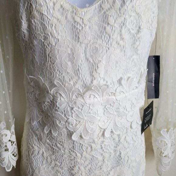 NWT Lulus Long Sleeve Lace Dress - Size S - Picture 4 of 16